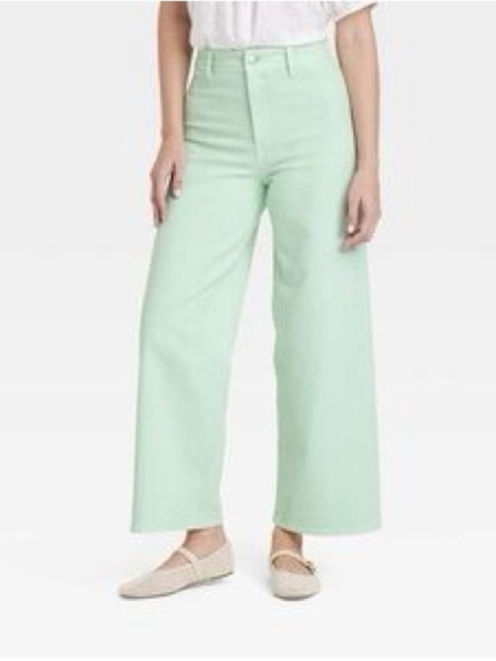 Universal Thread Mint Green Wide Leg Jeans